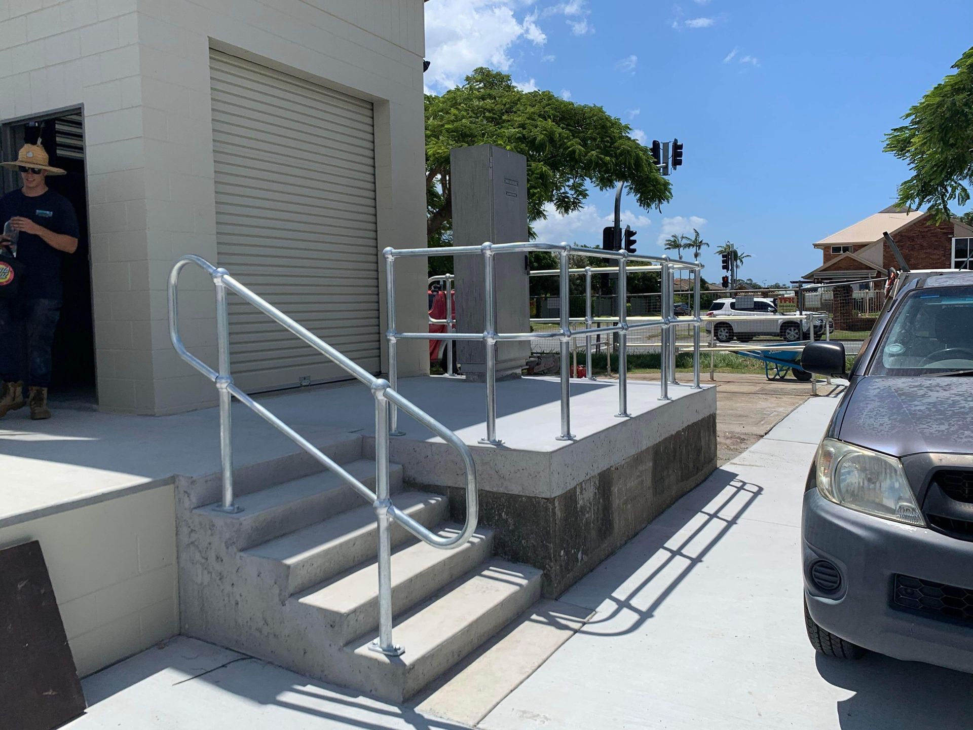 Balcony With Metal Balustrades — Simmweld Metal Fabrication and Welding In Murwillumbah, NSW