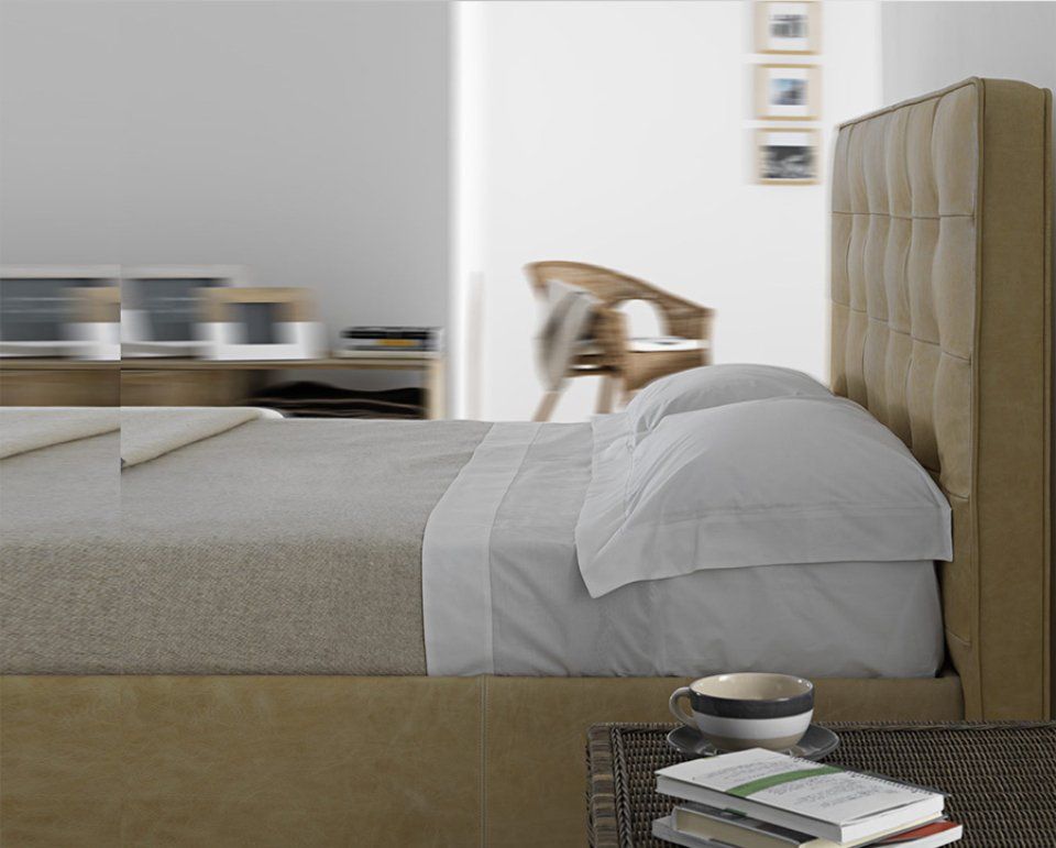 Letto imbottito Nyo matrimoniale