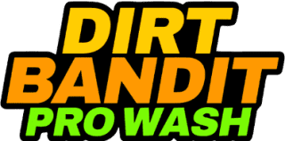 Logo for Dirt Bandit Pro Wash: yellow
