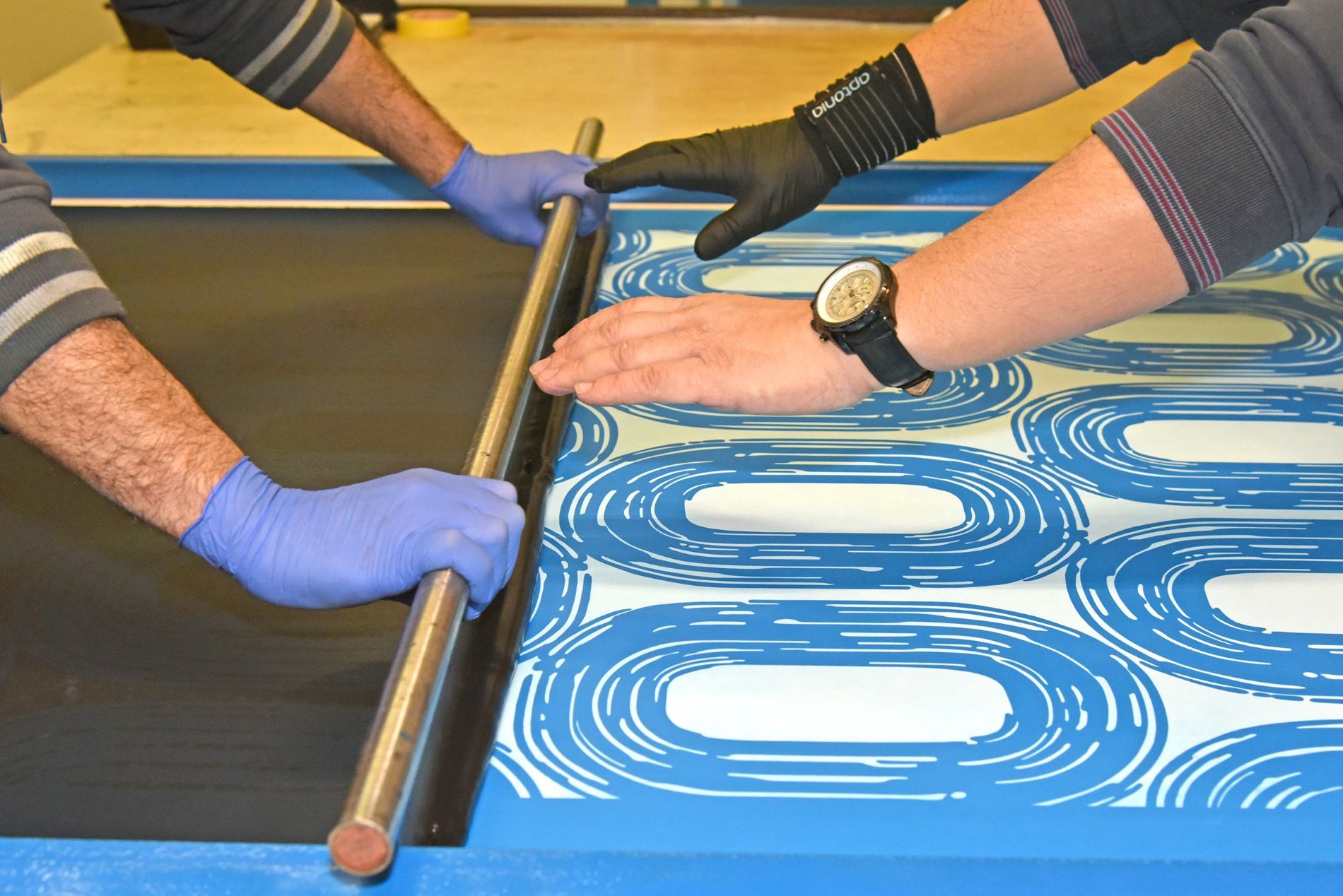 printing fabrics by hand