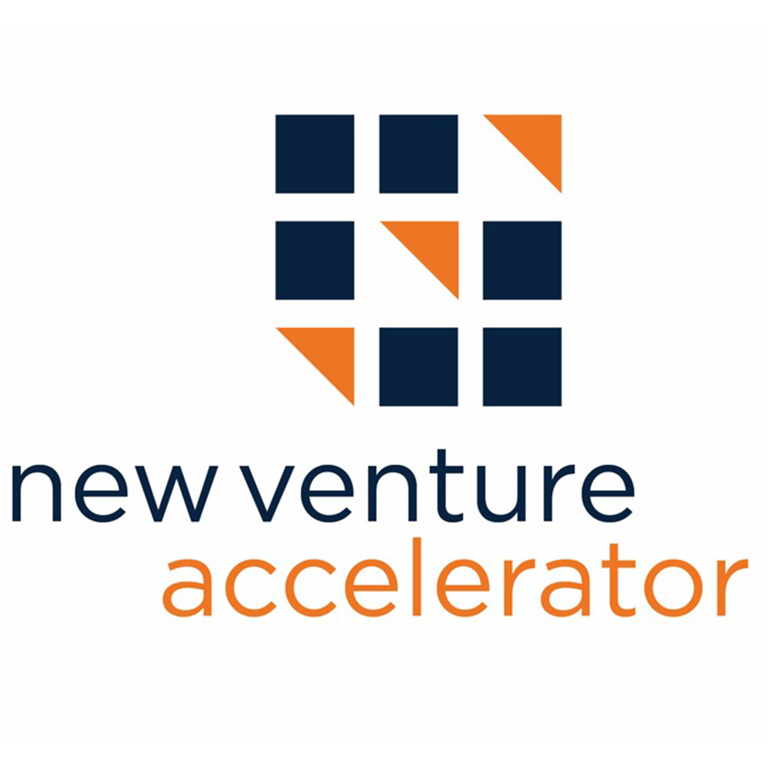 A logo for a company called new venture accelerator