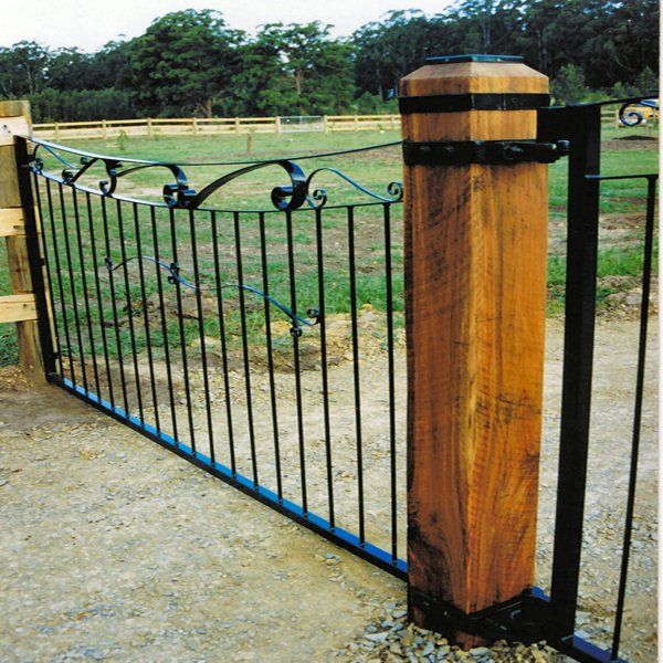 Black Steel Fence 2 — Projects  in Wauchope, NSW