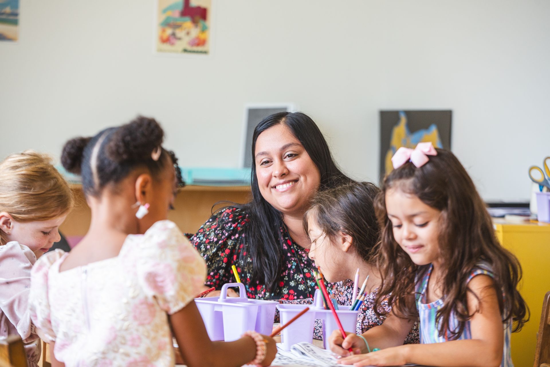 Teacher 3-6 year students
