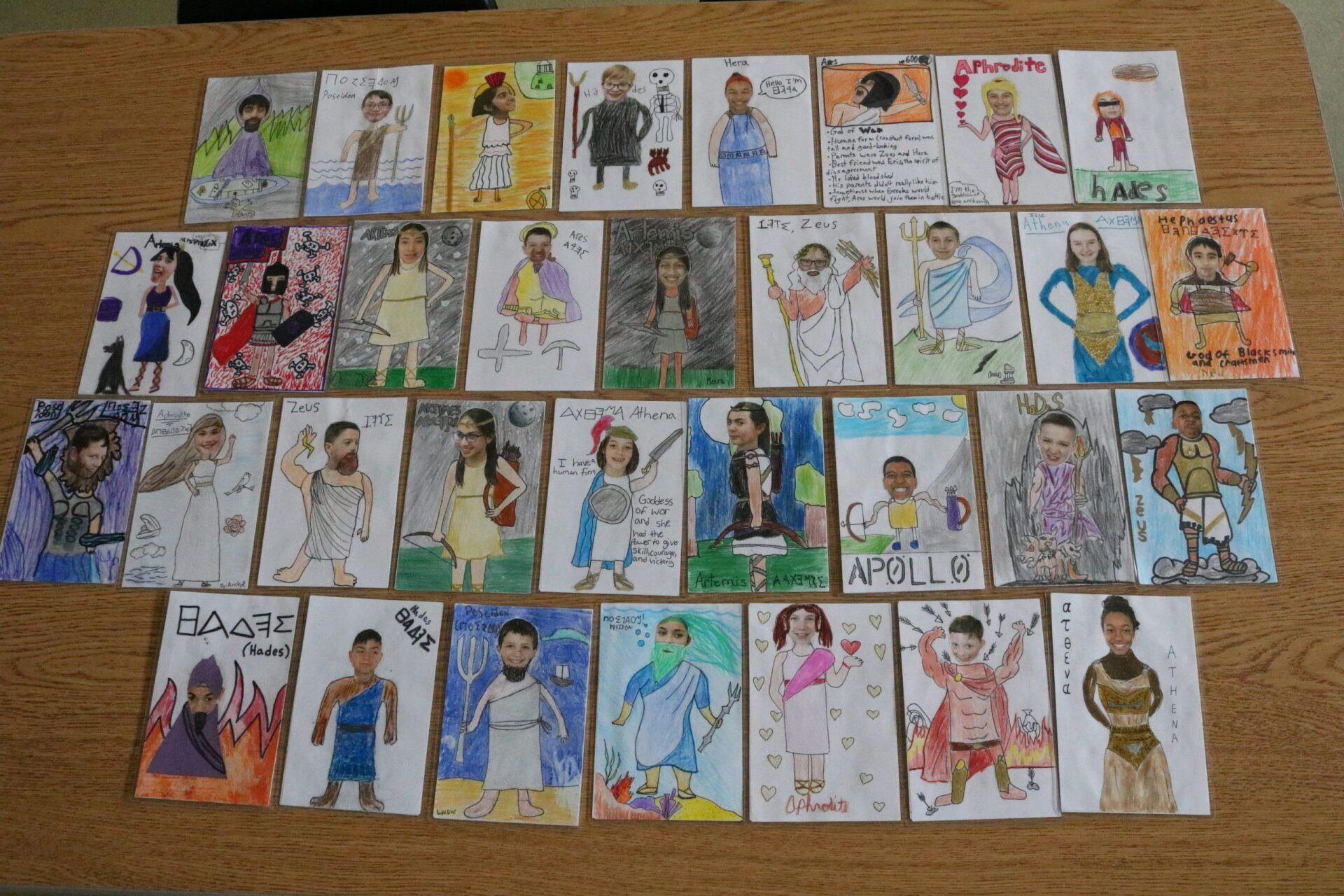 God and Goddess Trading Cards