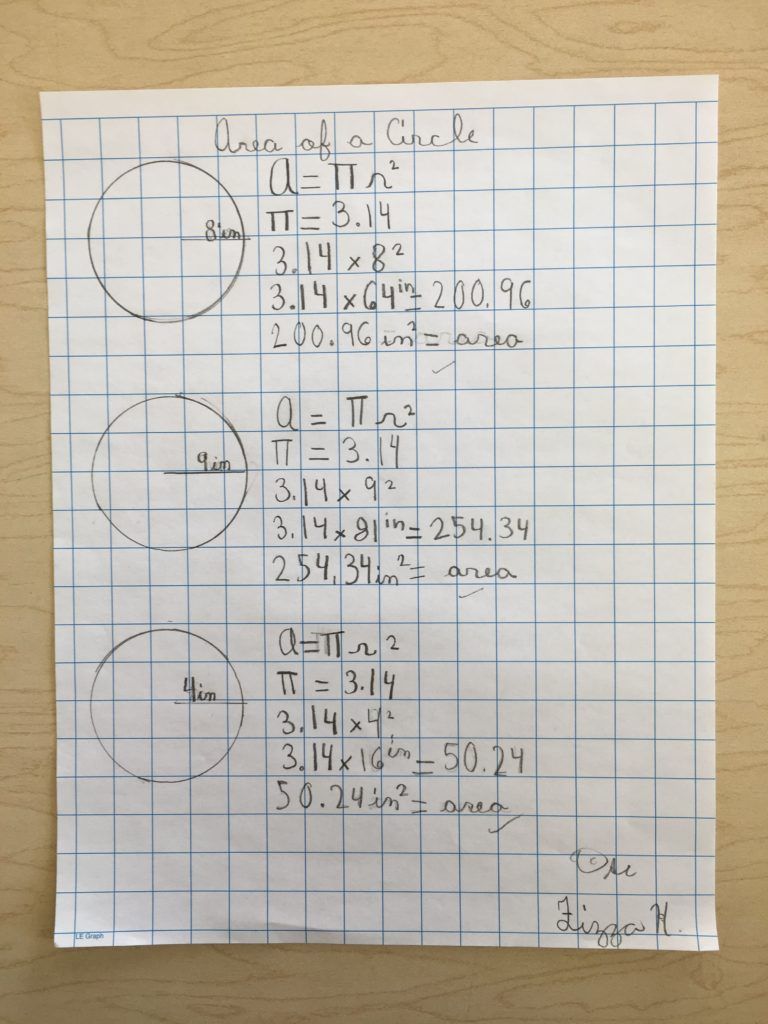 Math work -Milwaukee Montessori School