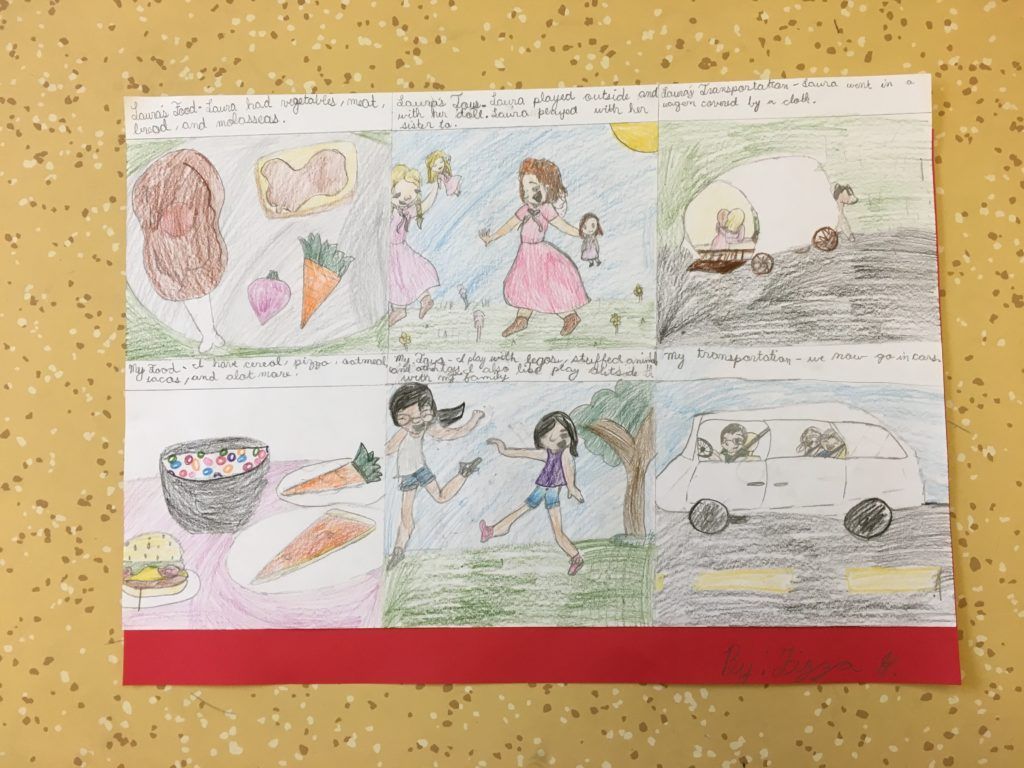 Lower Elementary drawing - Milwaukee Montessori school