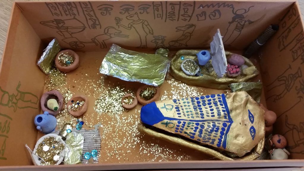 Diorama of an Ancient Egyptian Tomb