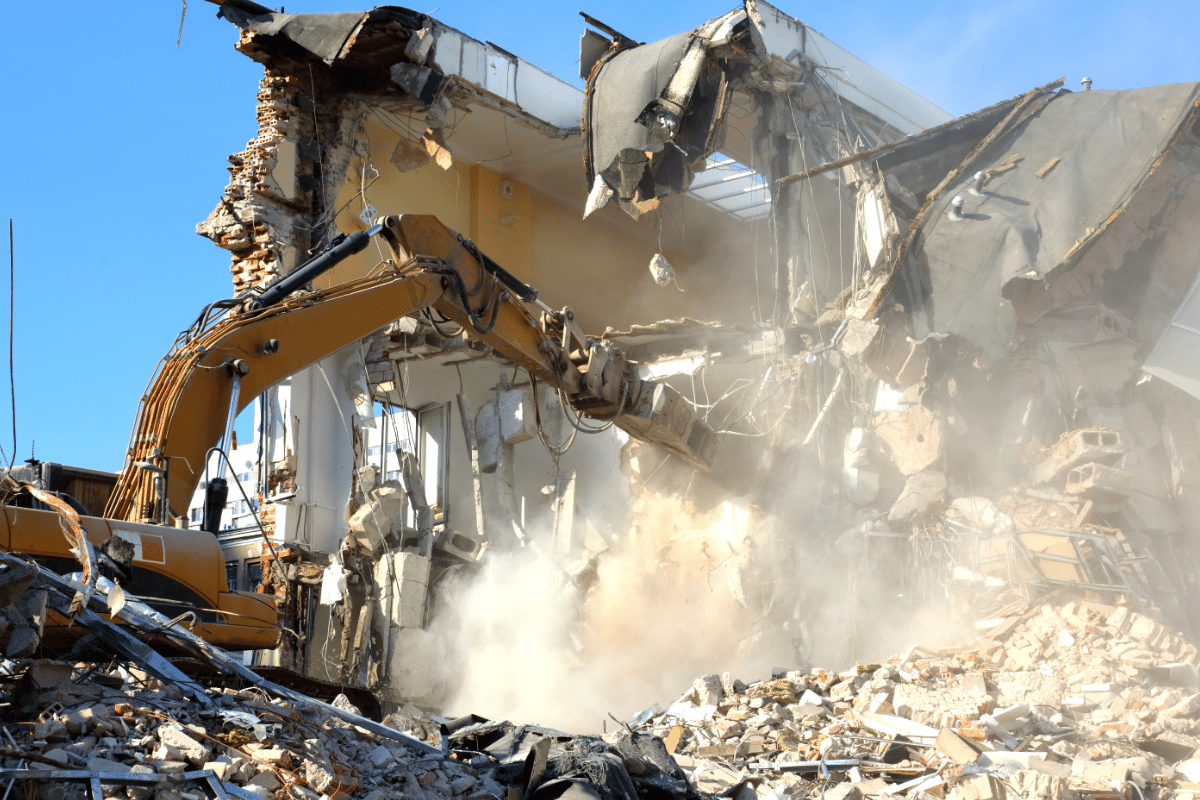 Concrete demolition and concrete removal services in Cincinnati OH by Cincinnati Concrete Contractors Co