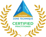 A logo for goldman zone technique certified practitioner