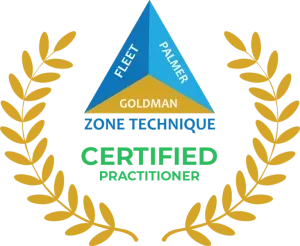 A logo for goldman zone technique certified practitioner