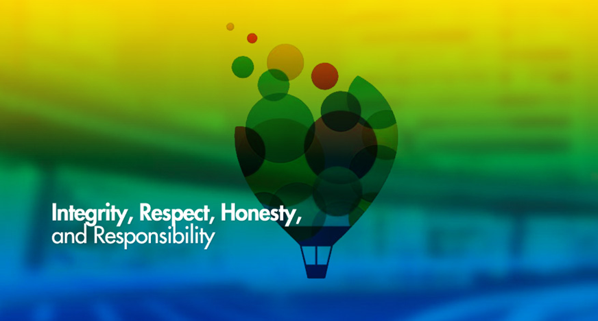 Integrity, respect, honesty and responsibility