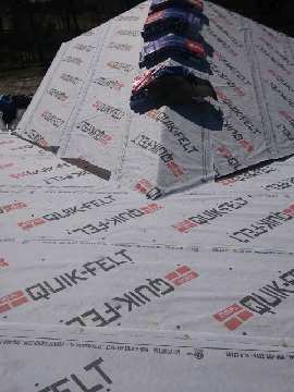 Quick-felt roof – Chattanooga, TN – Sexton Roofing and Remodelling