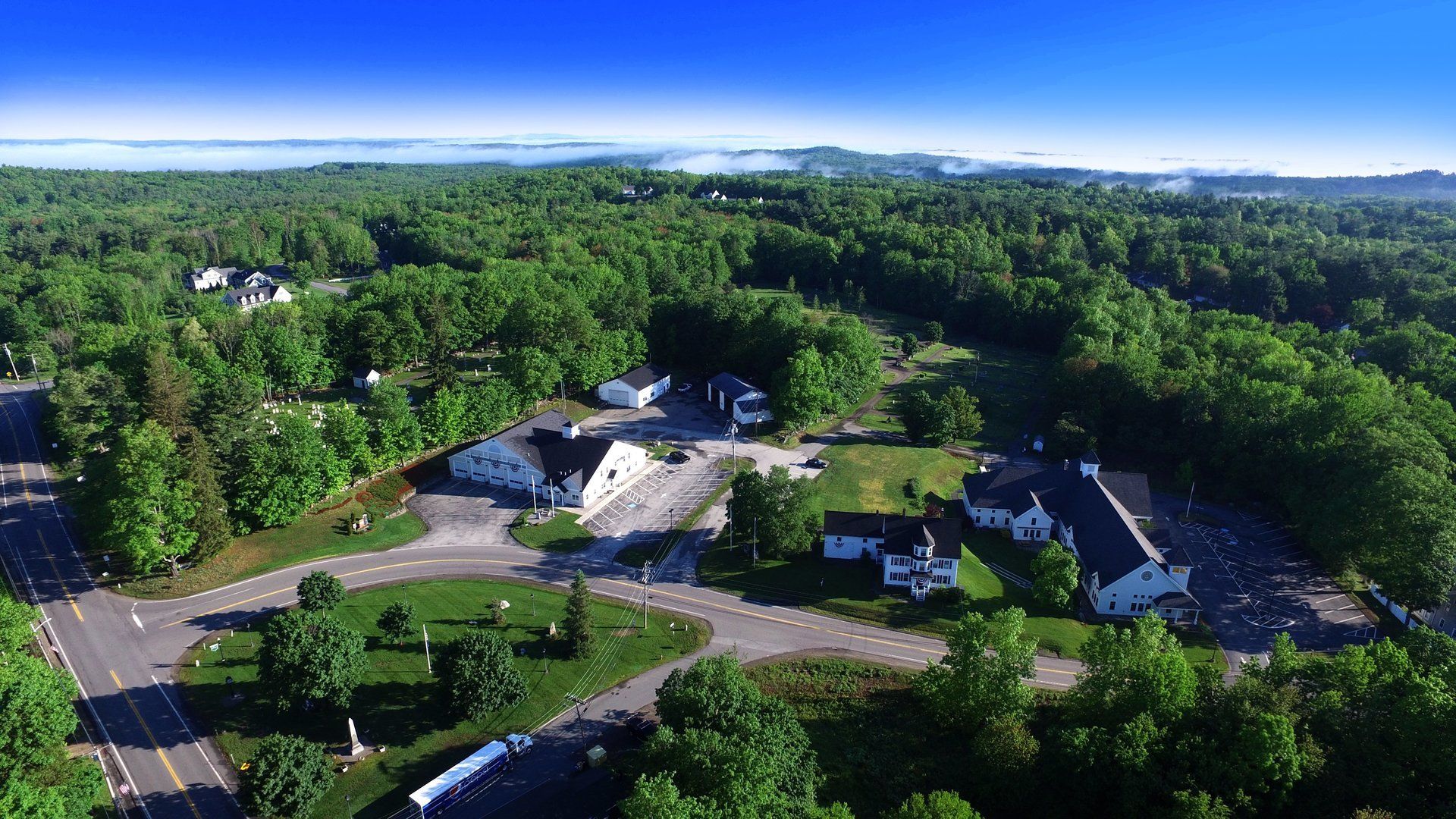 Aerial Image of Atkinson NH Dow Commons