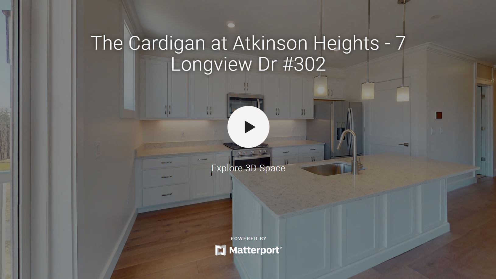 A 3d rendering of a kitchen with white cabinets and a sink.