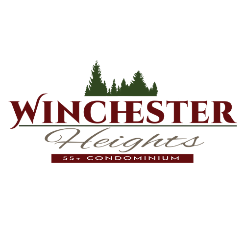 The logo for winchester heights is a condominium.