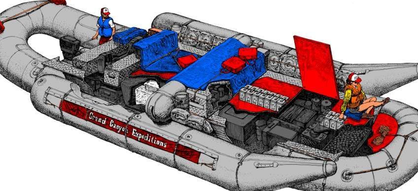 A drawing of a toy airplane with a red wing