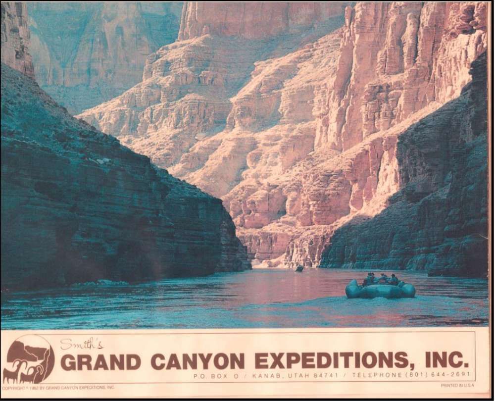 An advertisement for grand canyon expeditions inc