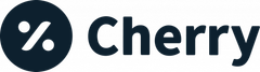 Cherry logo with a dark blue circle and white percent symbol, followed by the word “Cherry” in dark blue.