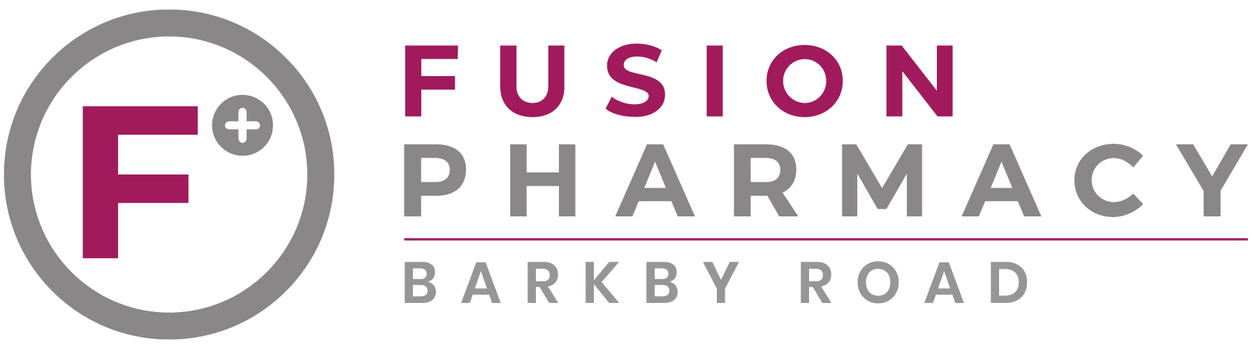 The logo for vaccineshub fusion pharmacy glen parva.