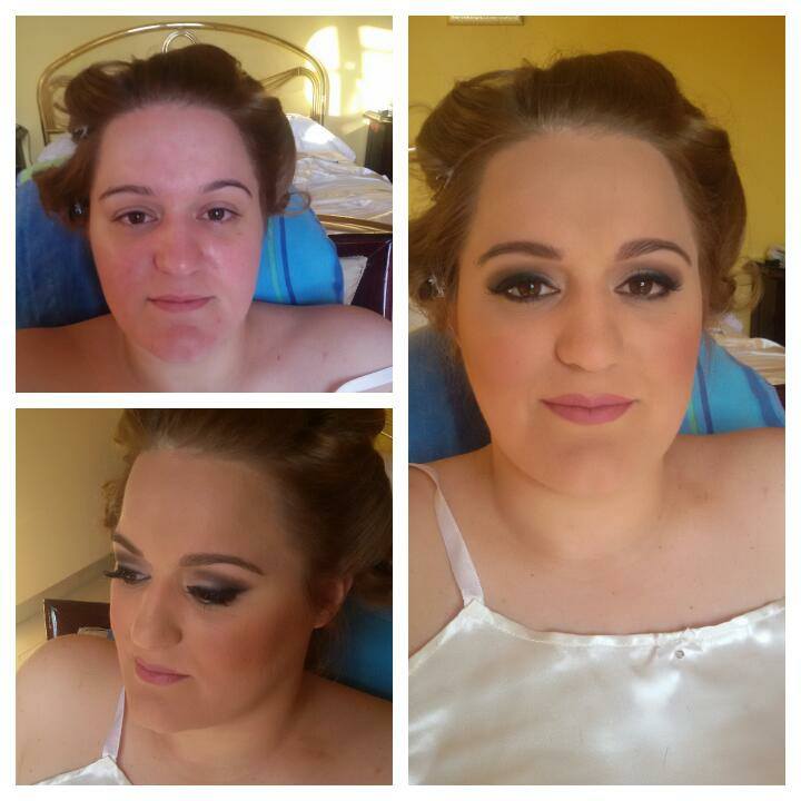 Realizzazione di trucco da sposa