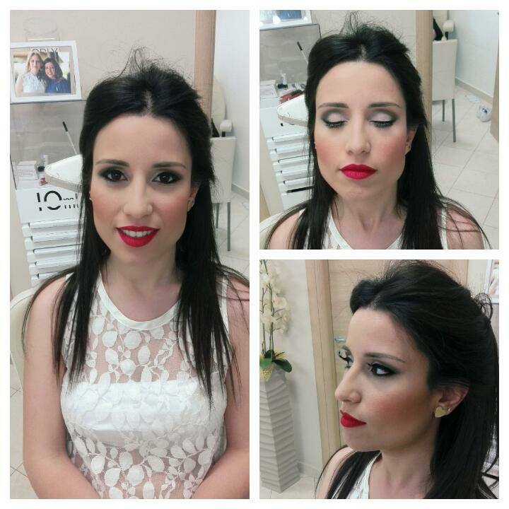 Fasi di realizzaziojne di trucco da sposa