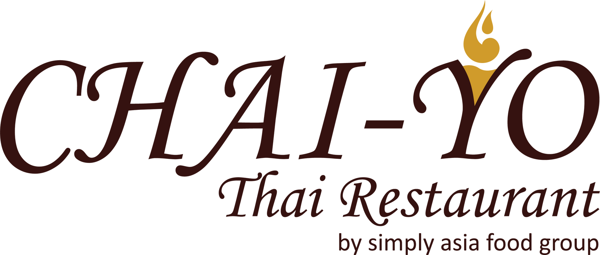 The logo for chai-yo thai restaurant by simply asia food group