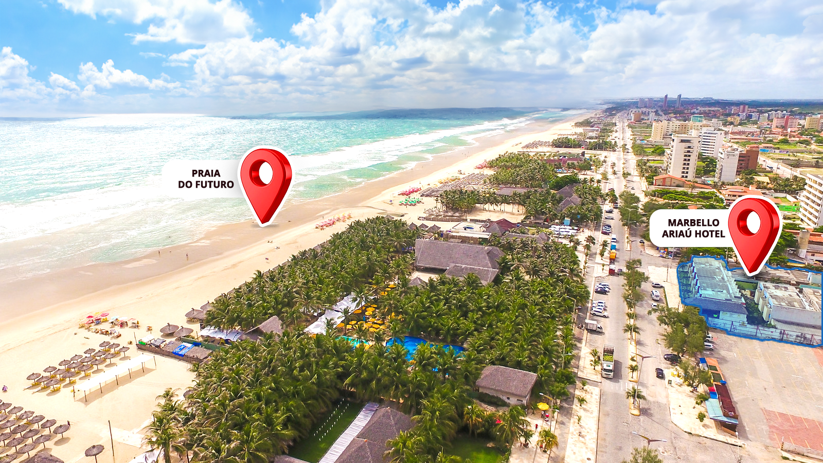 Localização otel Marbelo 