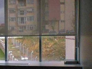 tenda a rullo con movimento ad argano