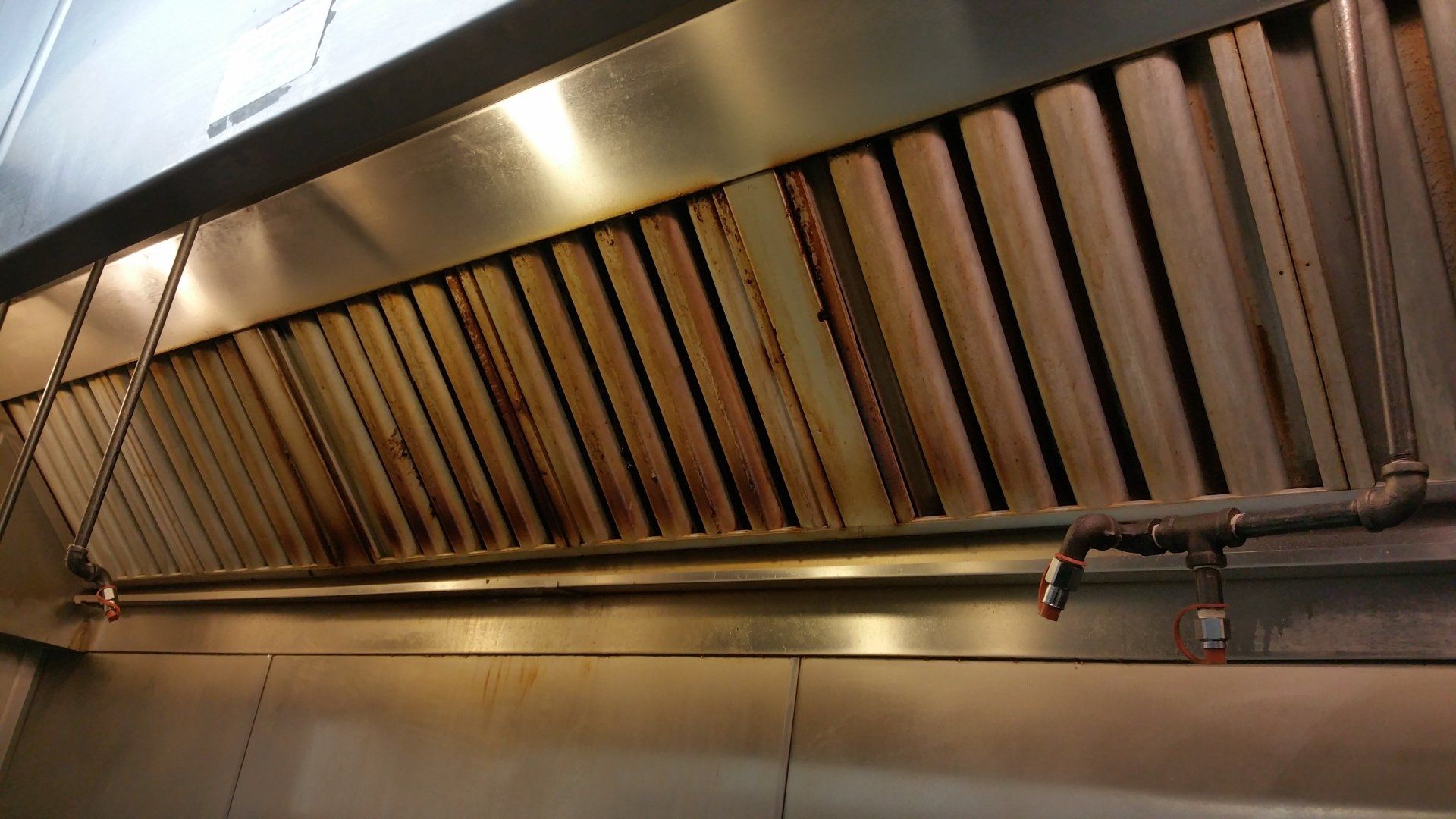 Exhaust hood — Dirty Exhaust hood in Rapid City, SD