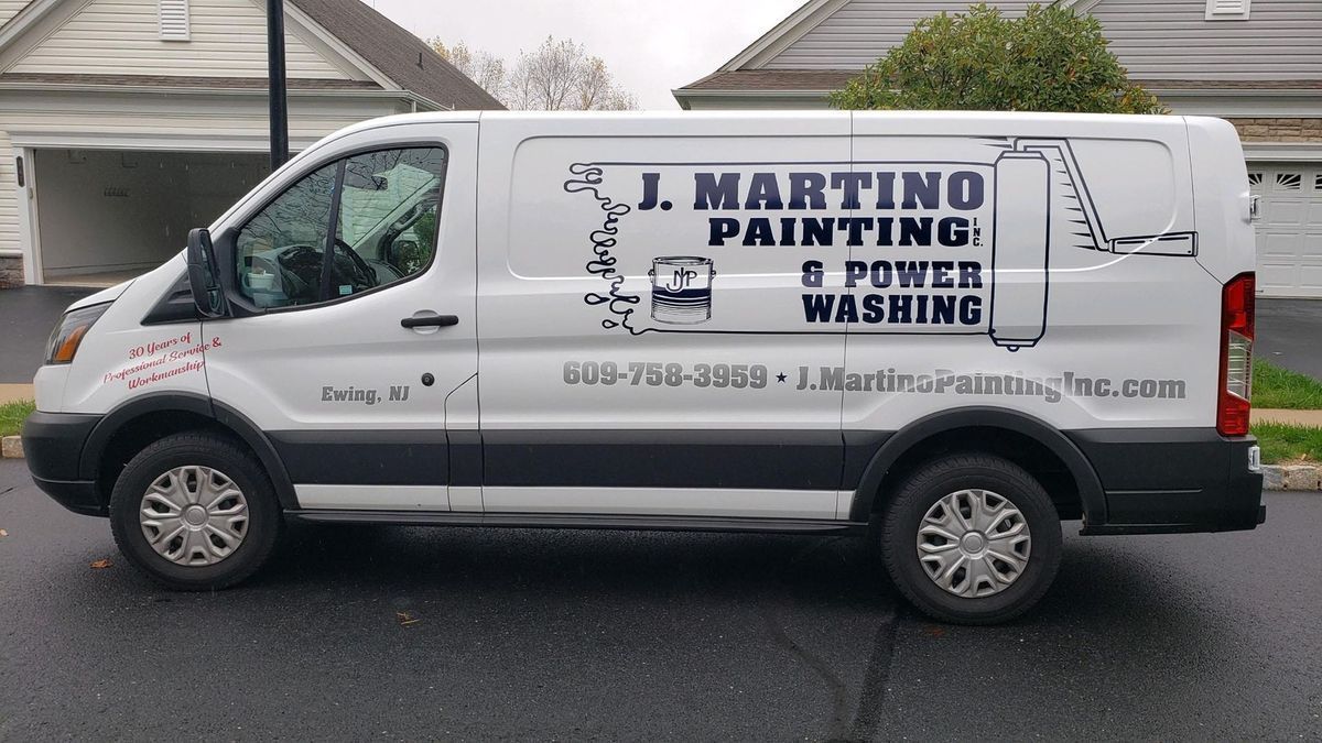 Company van of J Martino Painting.