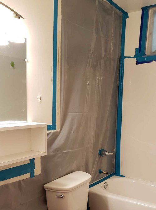 Mold Removal On Bathroom — Honolulu, HI — Urgent Island Restoration (Baseyard)