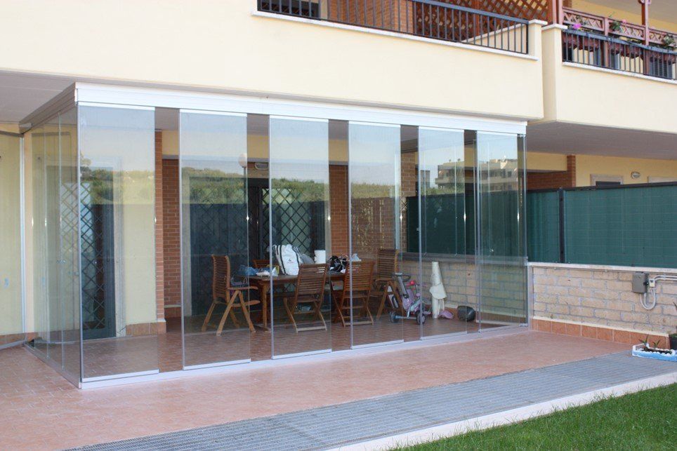 vetrate scorrevoli Panuccio installazione