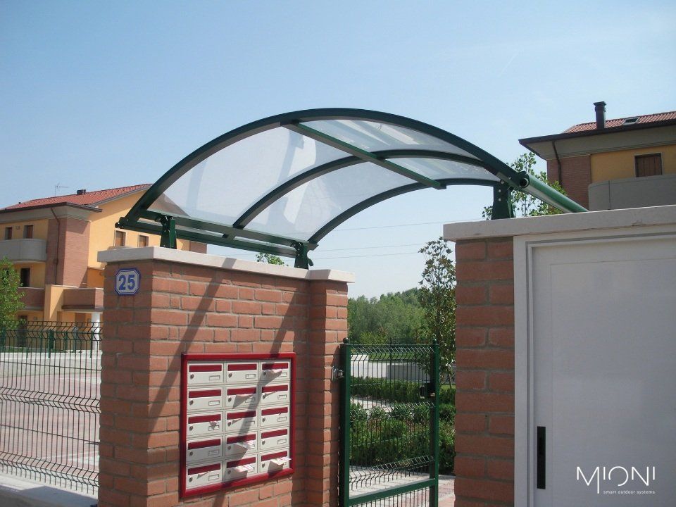 Progettazione di pensiline in policarbonato