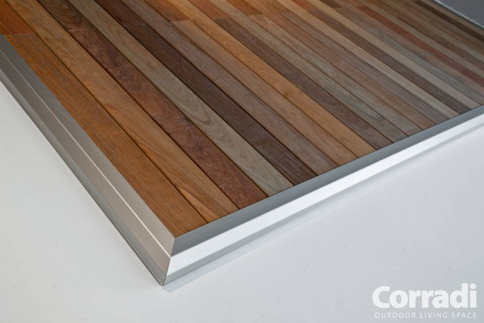 Pavimentazione per dehors di un ristorante