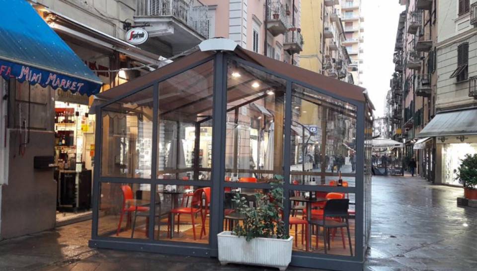 Progettazione di dehors per esterni