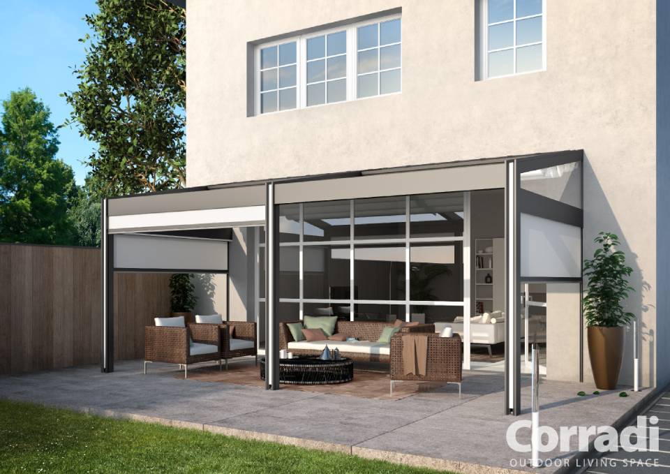 Pergolato realizzato in ferro