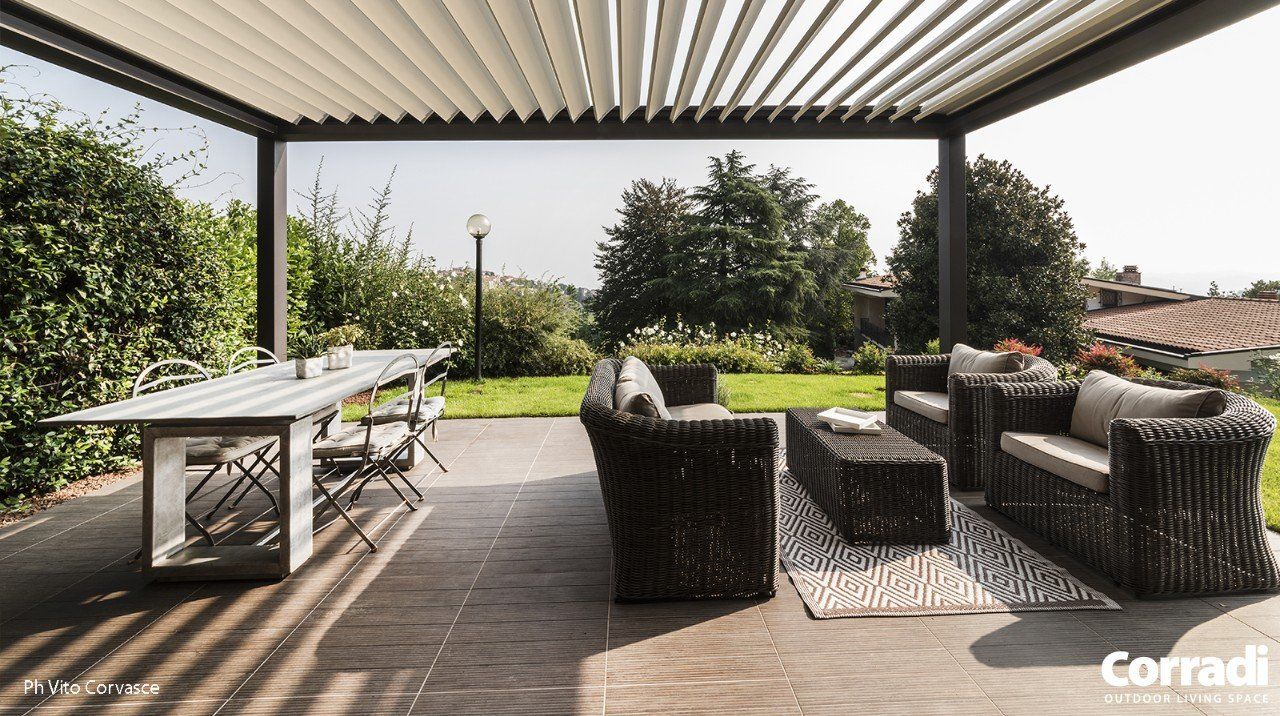 progettazione tende bioclimatiche corradi La Spezia