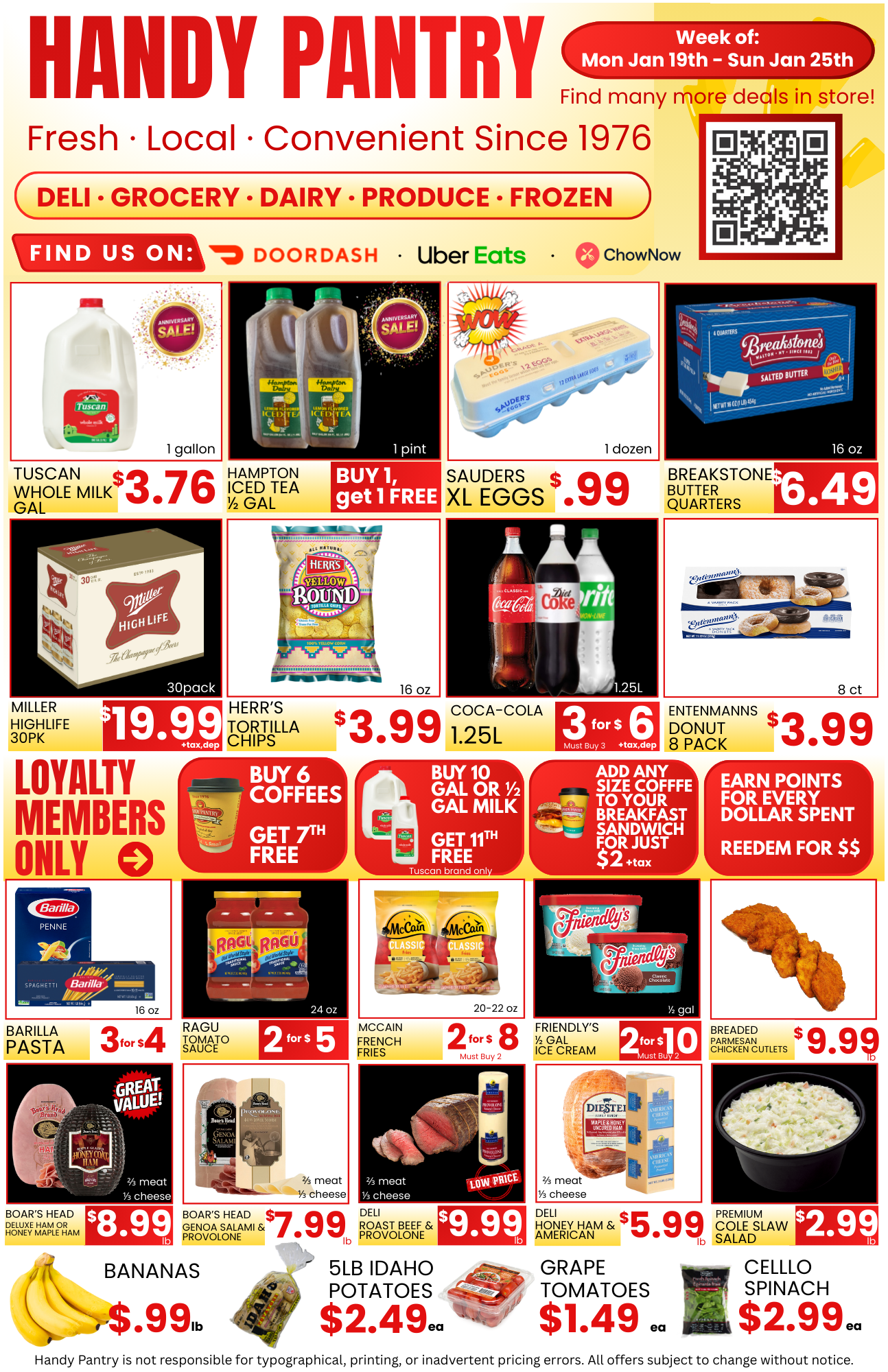 Handy Pantry sales flier