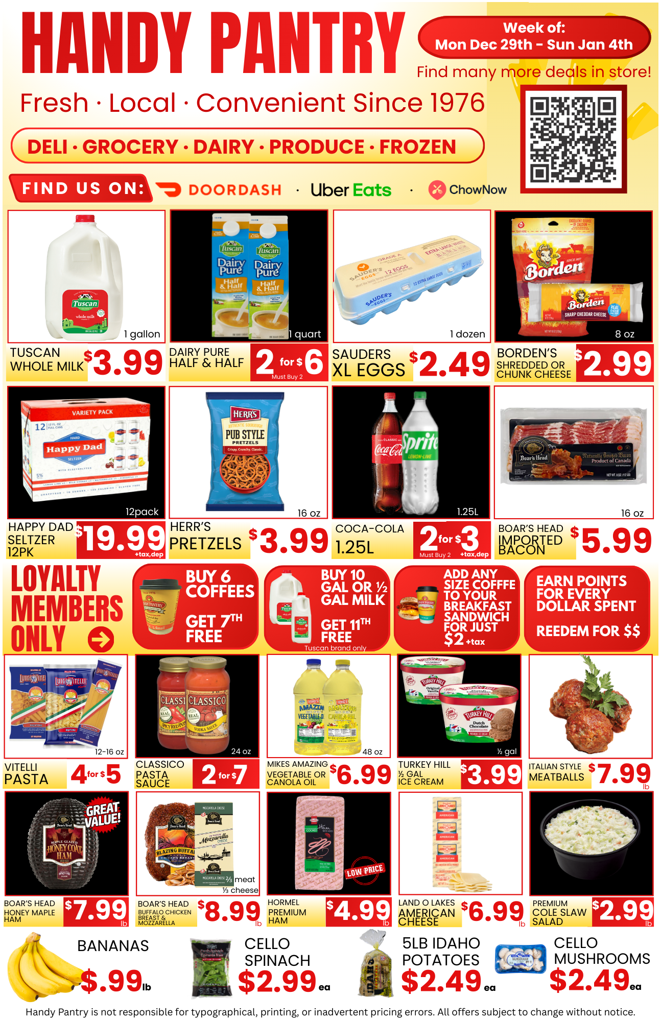 Handy Pantry sales flier