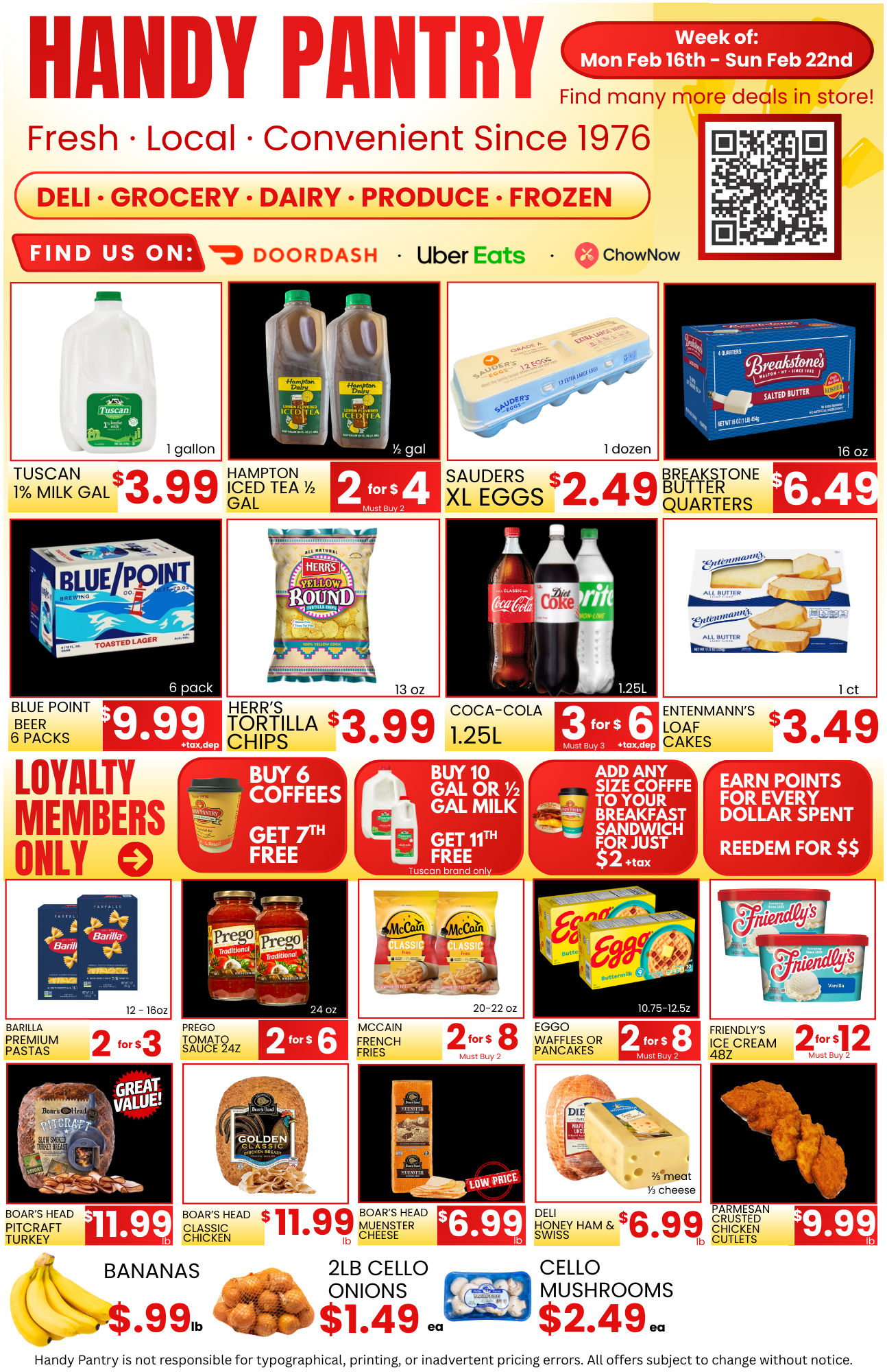 Handy Pantry sales flier
