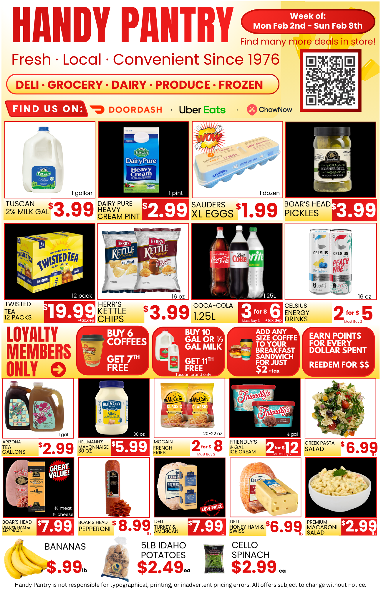 Handy Pantry sales flier