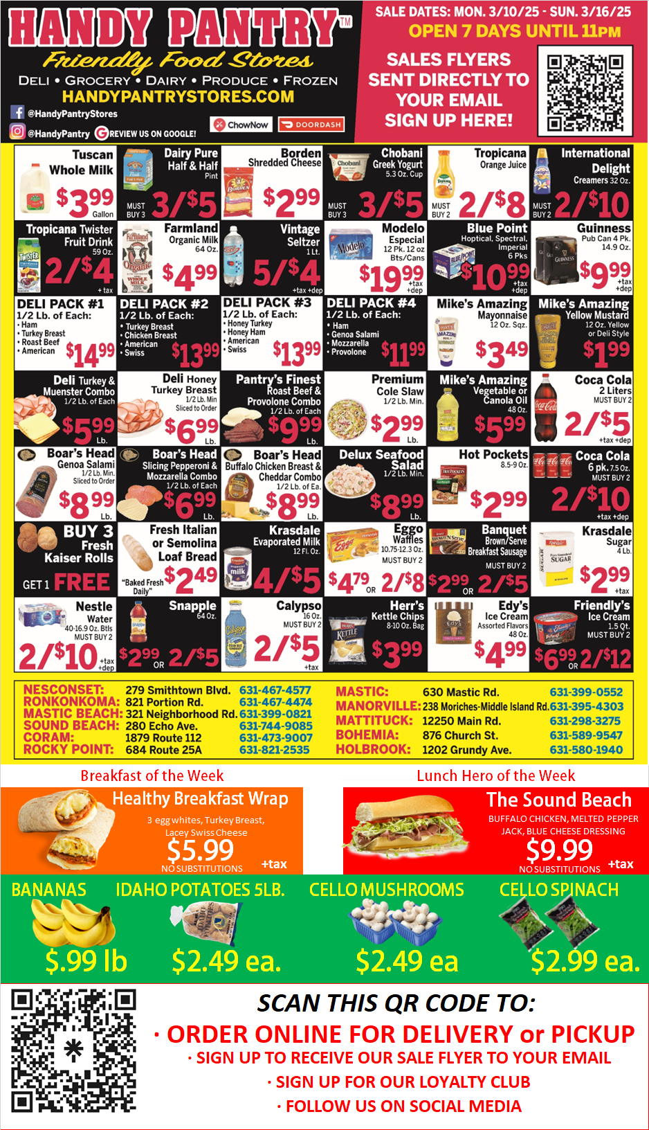 Handy Pantry sales flier