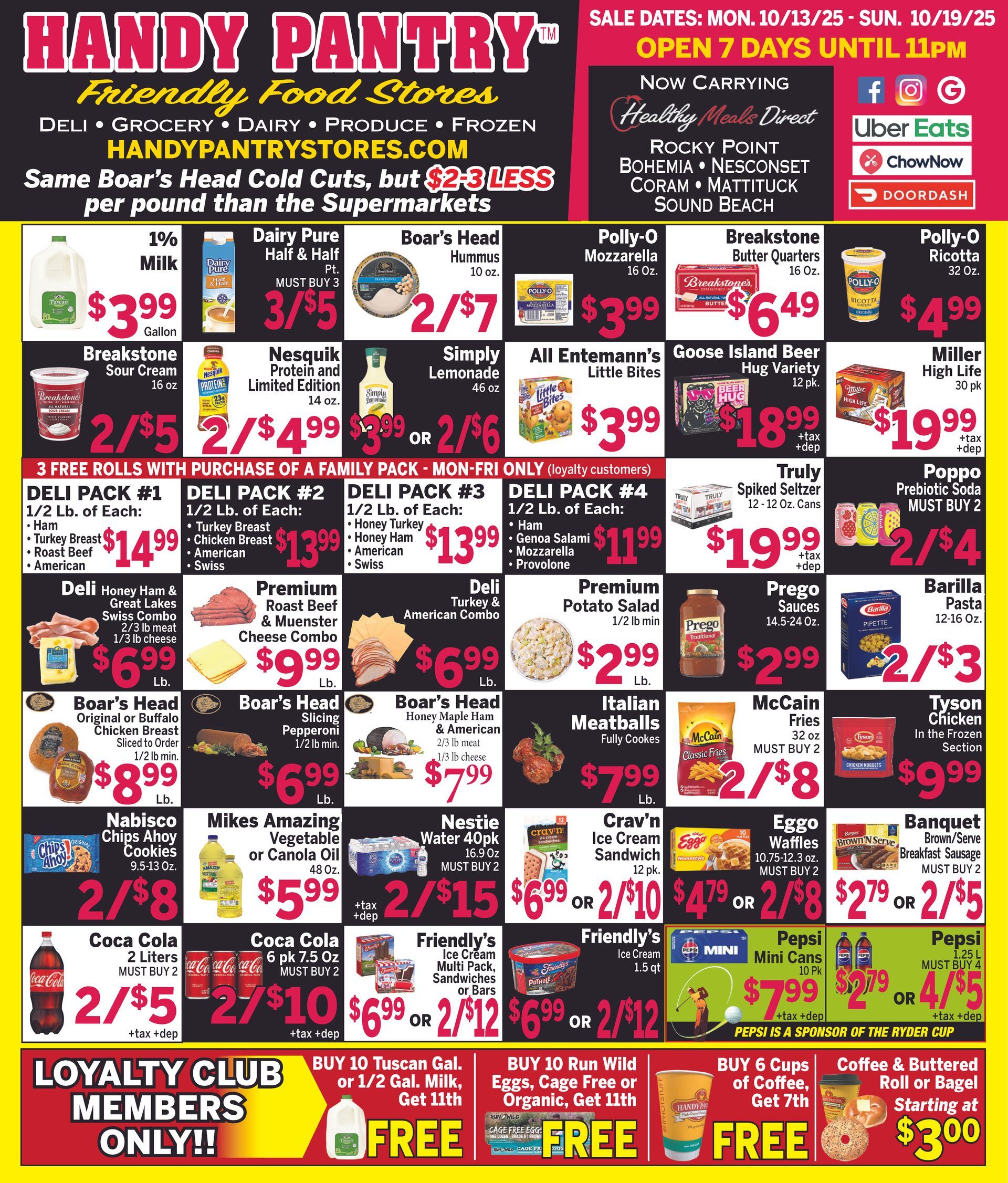Handy Pantry sales flier