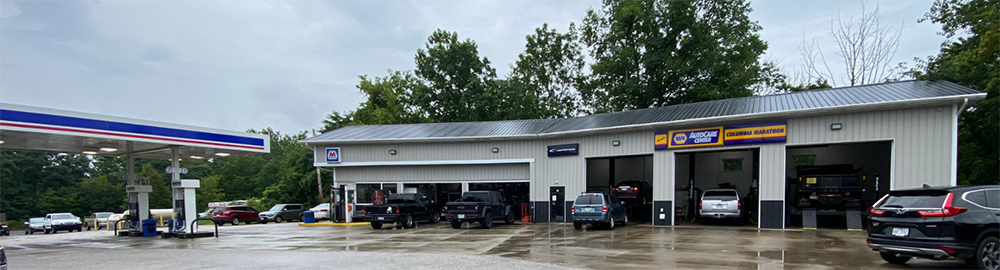 Our Service Outside in Columbia Station, OH - Columbia Marathon Gas & Auto Care