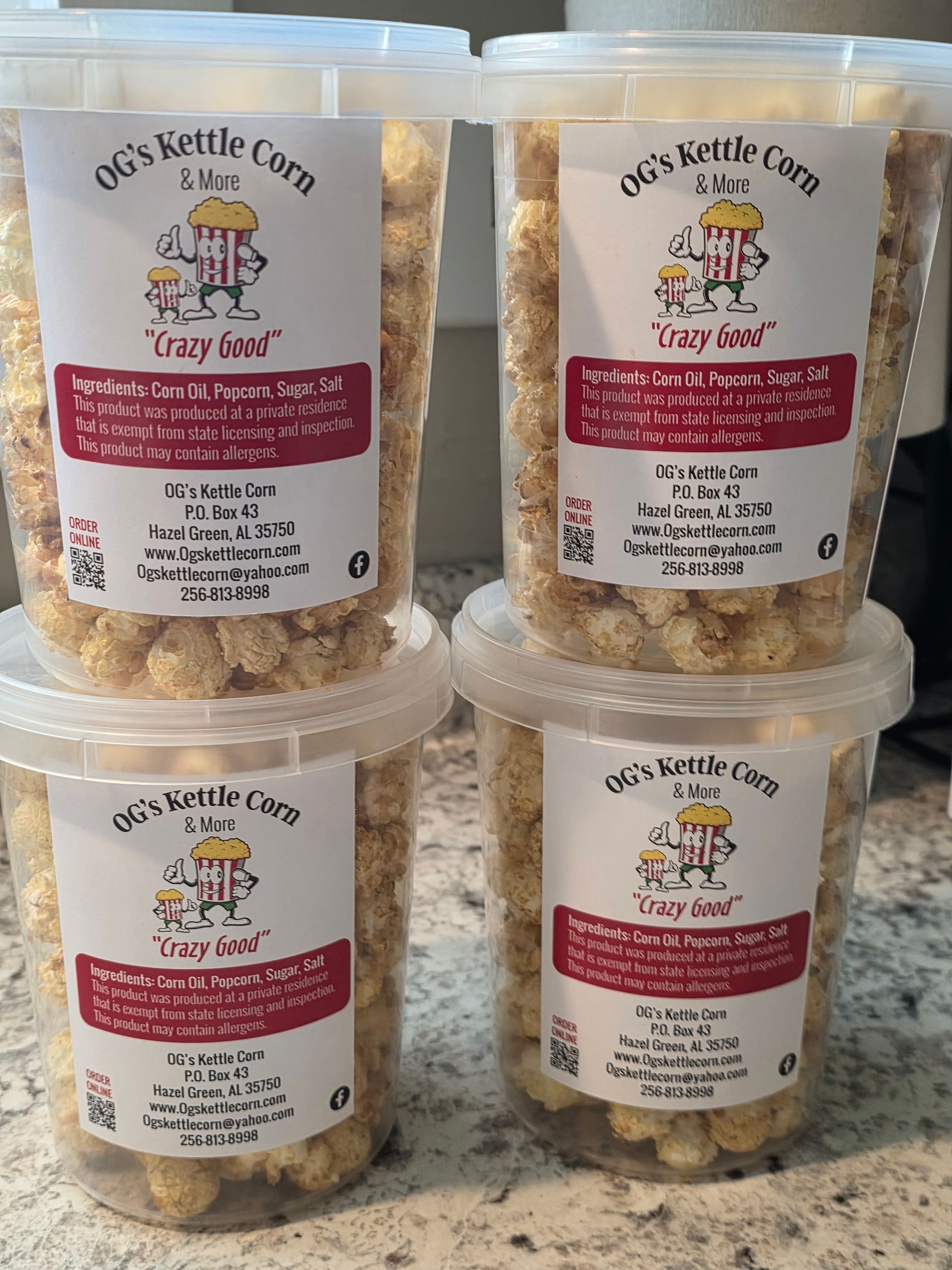 Kettle Corn 4 pack