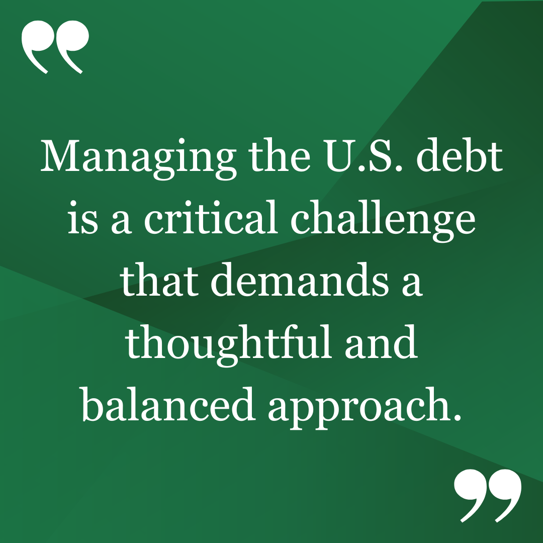 As your Senator, Matt Hill will work to address the U.S. debt through a thoughtful and balanced approach