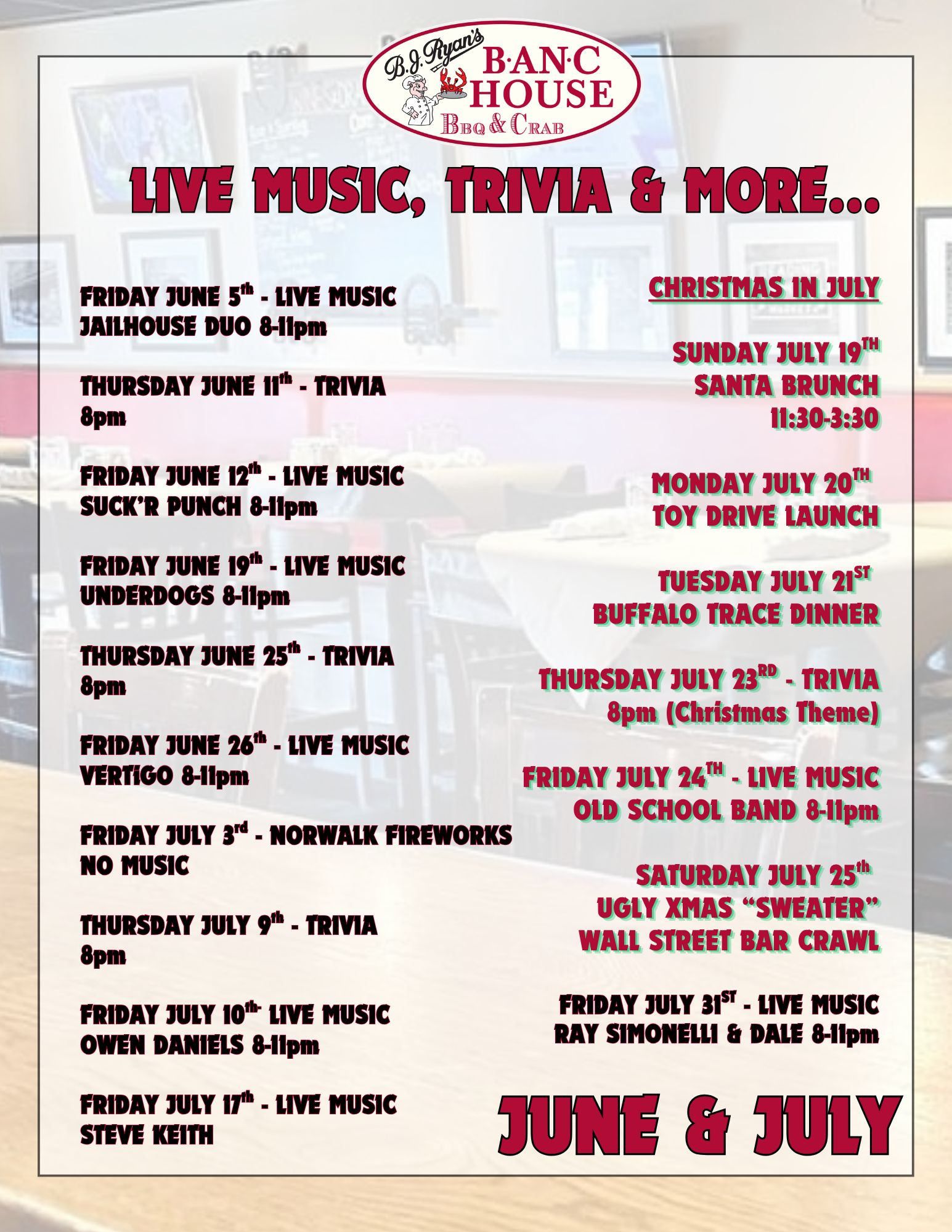 An event flyer for