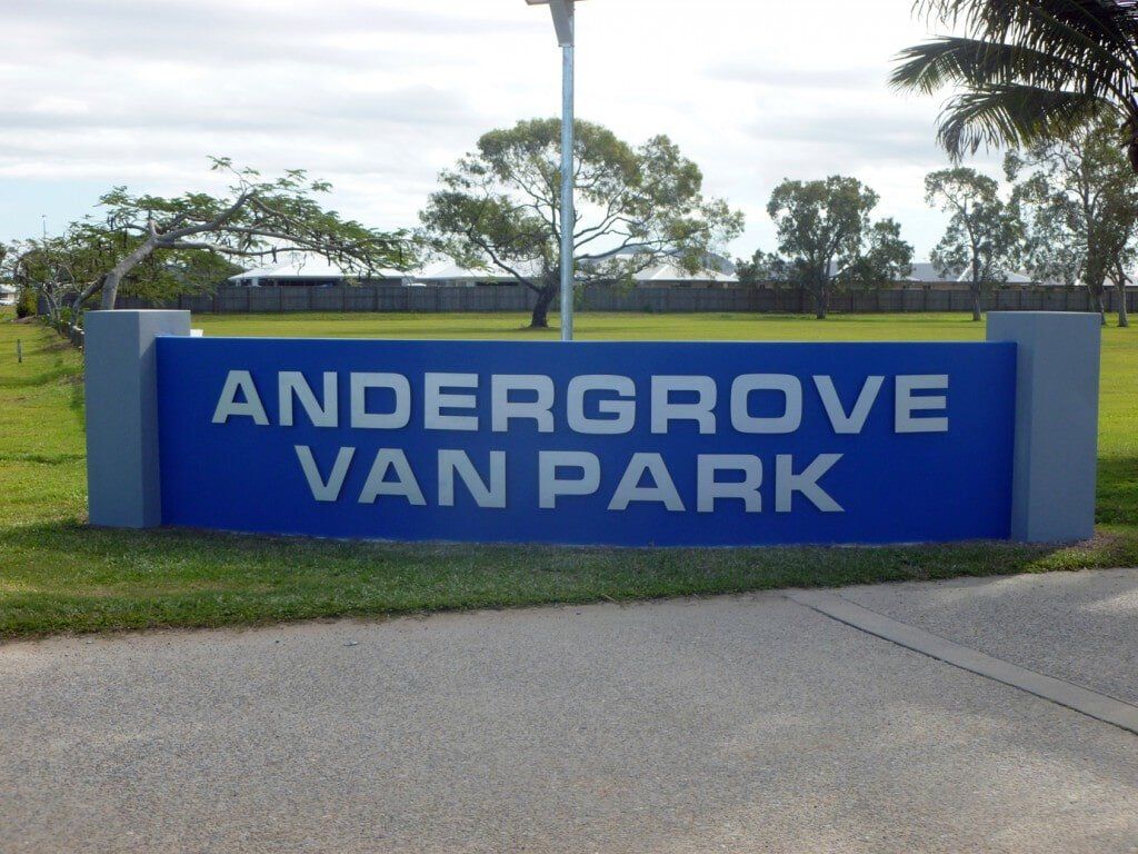 Custom Signage in Andergrove Van Park Designed by Sun City Signs