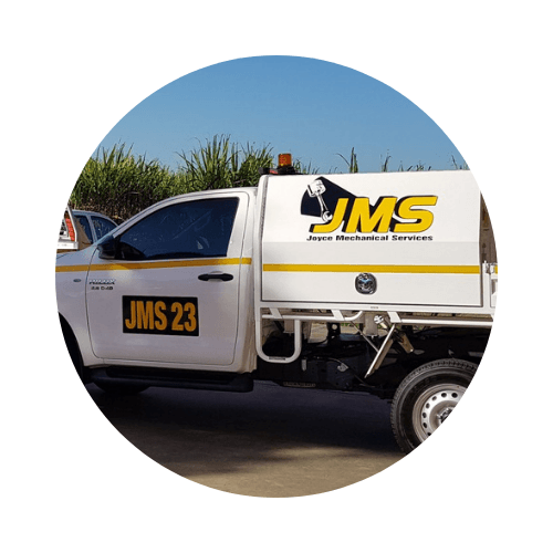 Work truck with Custom Logo Design by Sun City Signs in Mackay, QLD