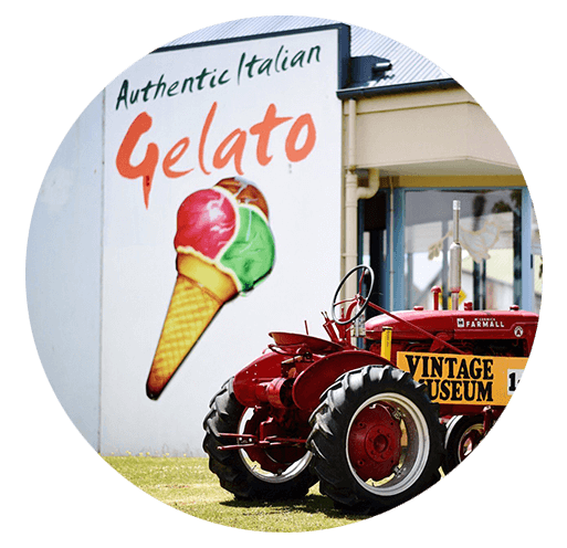 Gelato Cafe with Signage Out the Front in Moranbah QLD